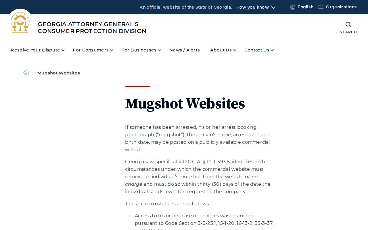 Georgia mugshot guidance for Monroe County released inmate photos