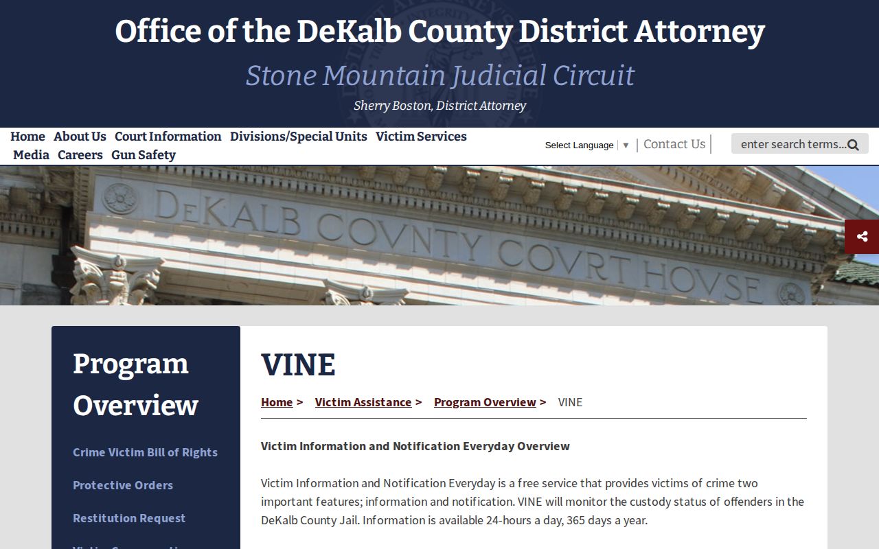 VINE PIN registration mechanics for Monroe County release notifications